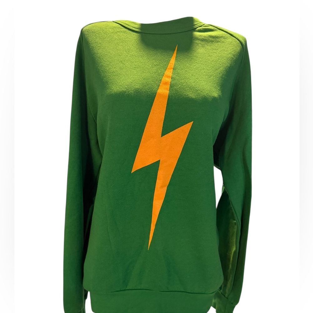 Aviator Nation Green crewneck Sweatshirt